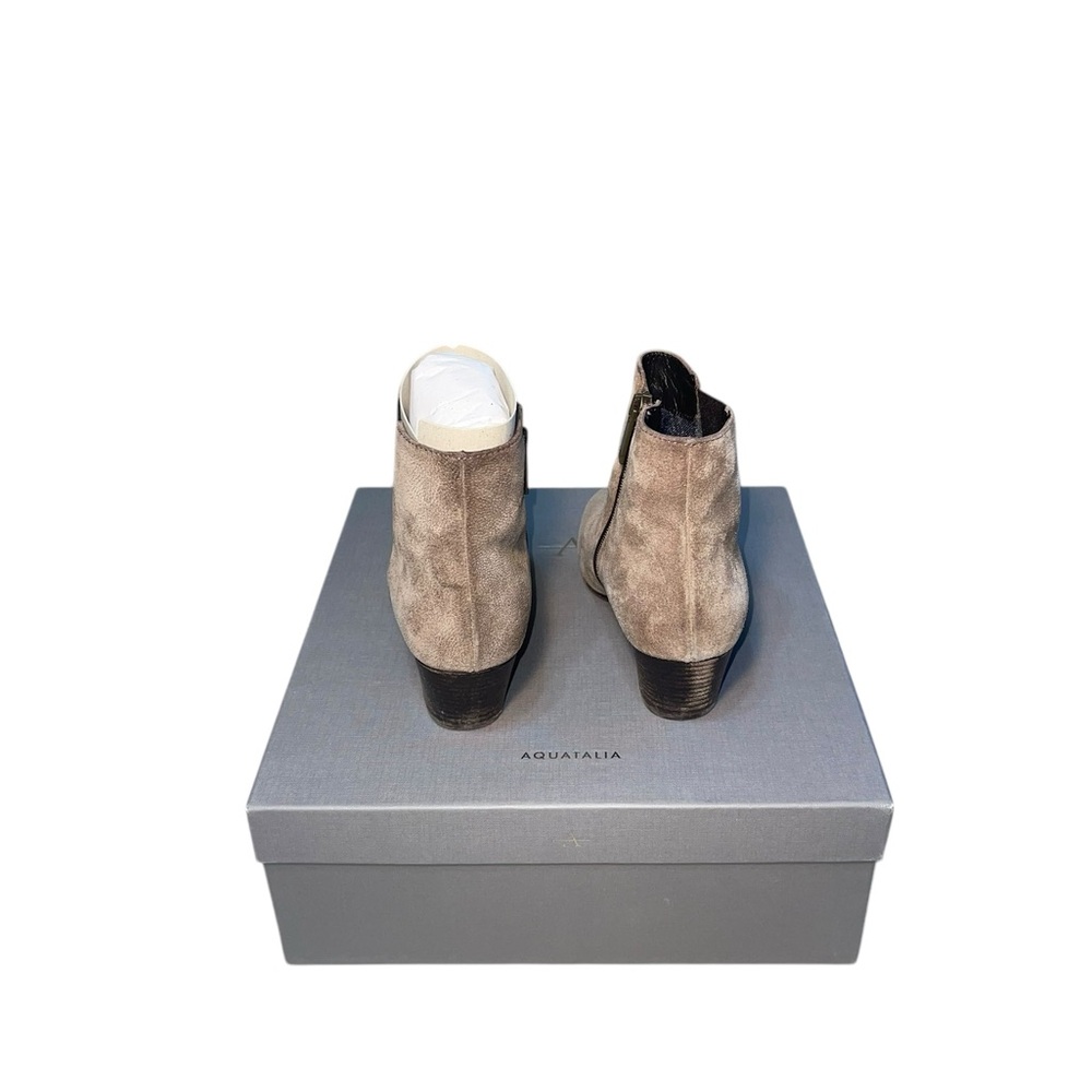 Aquatalia Faylynn Pebbled Suede Chelsea boot, made in Italy. GUC Size 6 1/2 - Picture 9 of 12